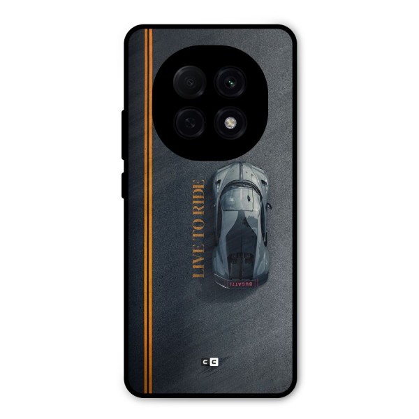 Live To Ride Metal Back Case for Oppo F29 Pro