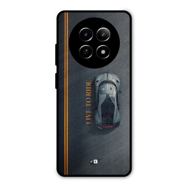 Live To Ride Metal Back Case for Realme 12 5G