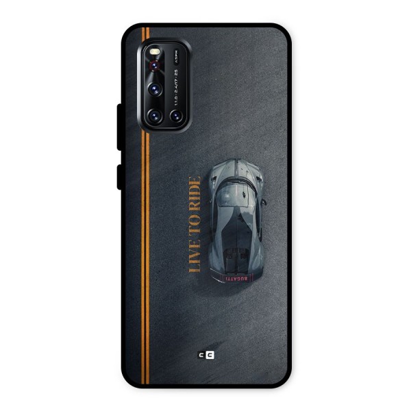Live To Ride Metal Back Case for Vivo V19