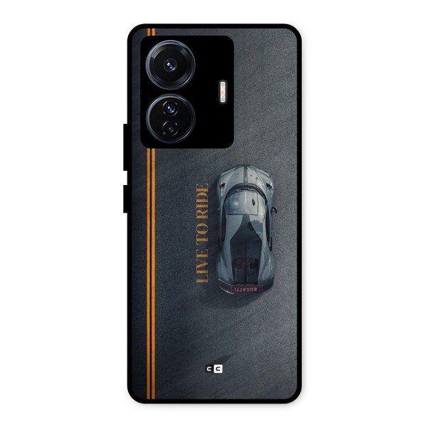 Live To Ride Metal Back Case for iQOO Z6