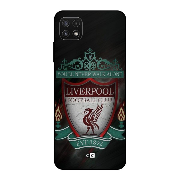 LiverPool FootBall Club Metal Back Case for Galaxy A22 5G