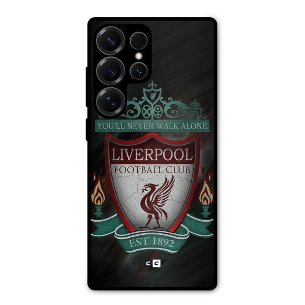 LiverPool FootBall Club Metal Back Case for Galaxy S25 Ultra