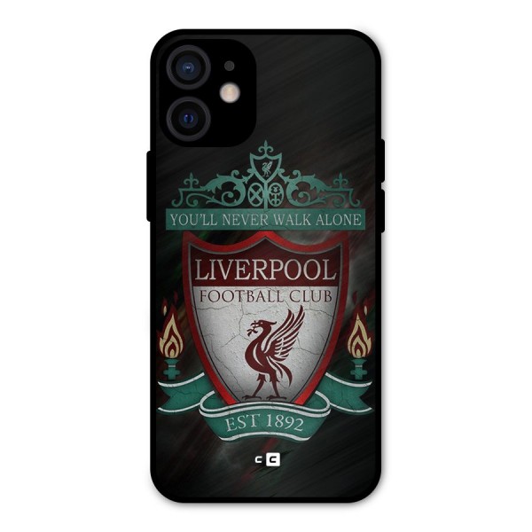LiverPool FootBall Club Metal Back Case for iPhone 12 Mini