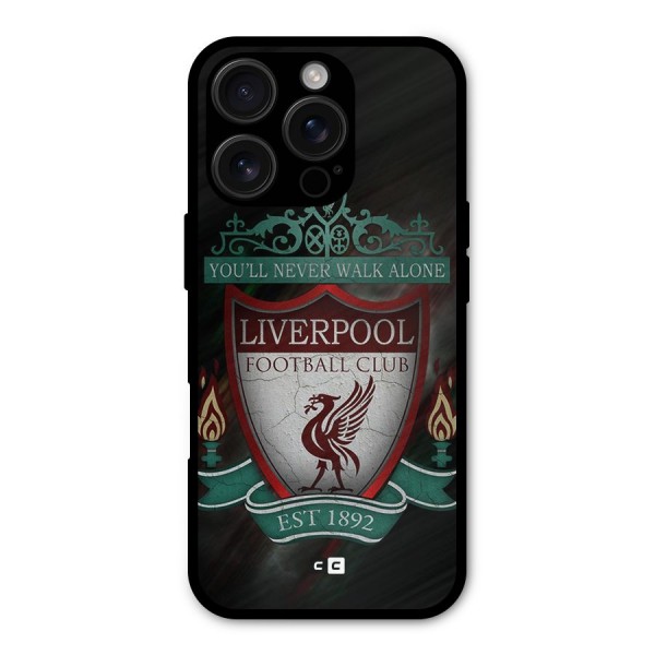LiverPool FootBall Club Metal Back Case for iPhone 16 Pro