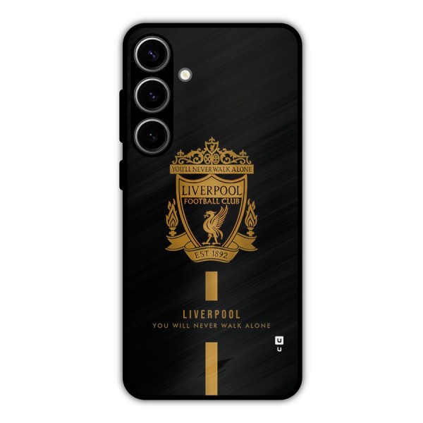 LiverPool Never Walk Alone Metal Back Case for Galaxy S24 Plus