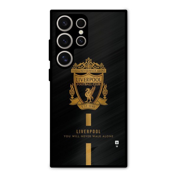 LiverPool Never Walk Alone Metal Back Case for Galaxy S24 Ultra