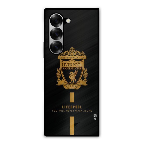 LiverPool Never Walk Alone Metal Back Case for Galaxy Z Fold6