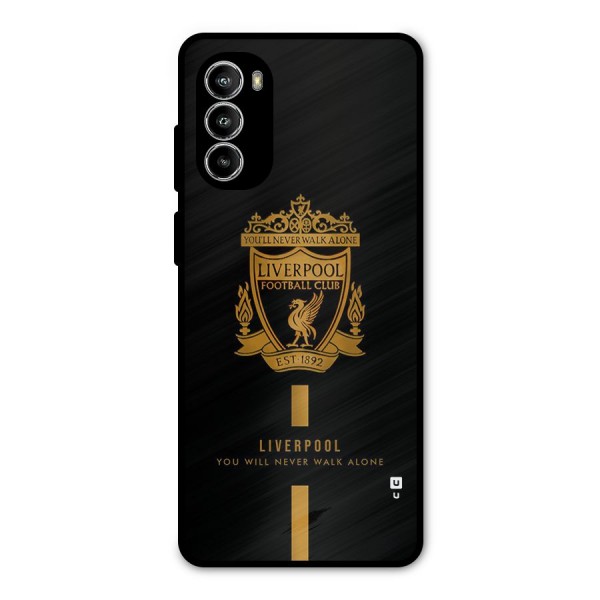 LiverPool Never Walk Alone Metal Back Case for Moto G82