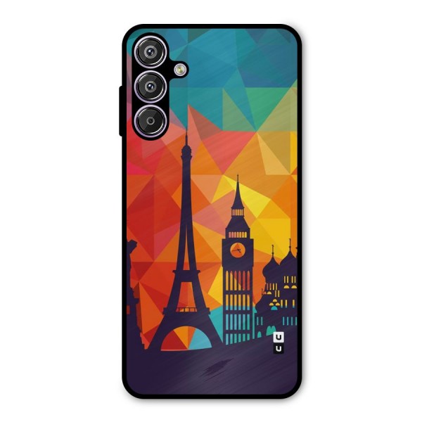 London Art Metal Back Case for Galaxy F15