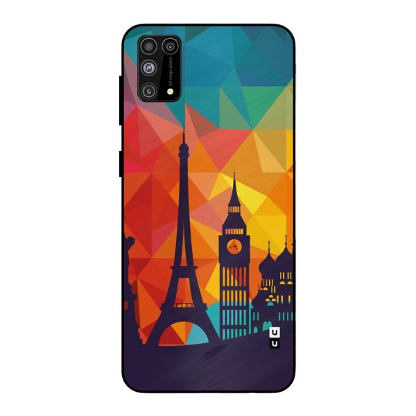 London Art Metal Back Case for Galaxy F41