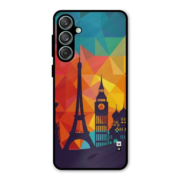 London Art Metal Back Case for Galaxy M55 5G