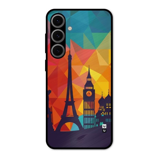 London Art Metal Back Case for Galaxy S24 FE