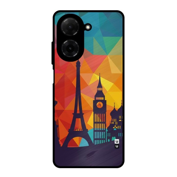 London Art Metal Back Case for Poco C71