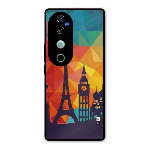 London Art Metal Back Case for Vivo V40