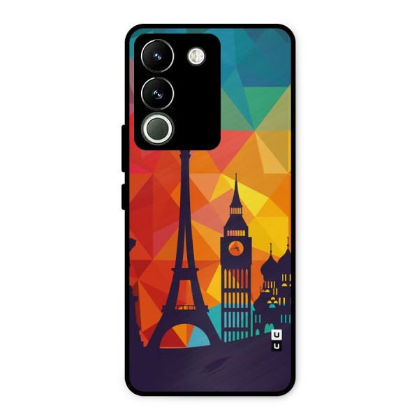 London Art Metal Back Case for Vivo Y200