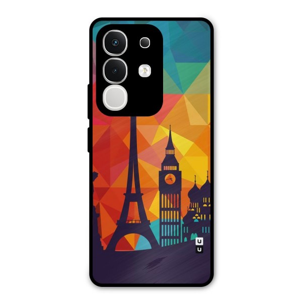 London Art Metal Back Case for iQOO Z10x