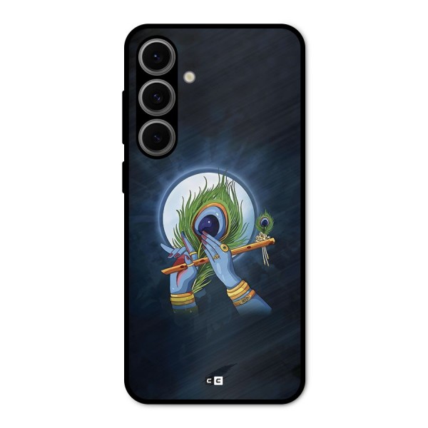 Lord Krishna Flute Metal Back Case for Galaxy S24 FE