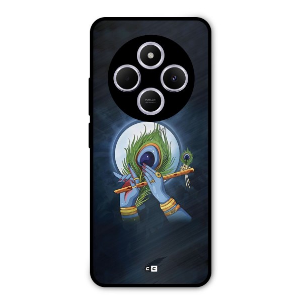 Lord Krishna Flute Metal Back Case for Redmi A4