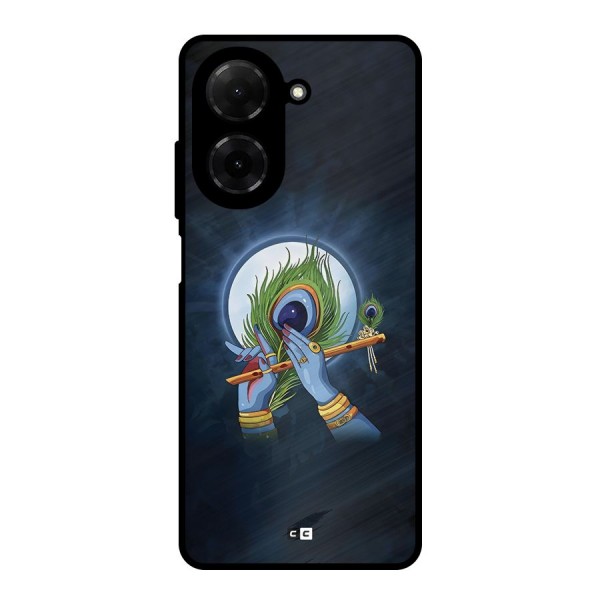Lord Krishna Flute Metal Back Case for Redmi A5 4G