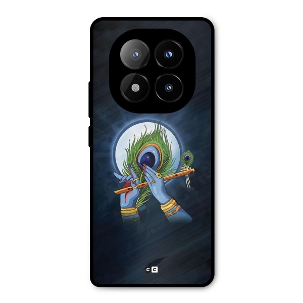 Lord Krishna Flute Metal Back Case for Redmi Note 14 Pro Plus 5G