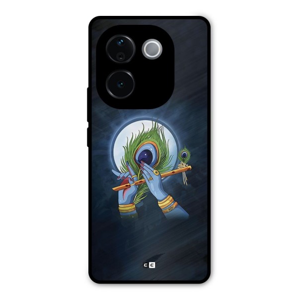 Lord Krishna Flute Metal Back Case for Vivo T3 Pro