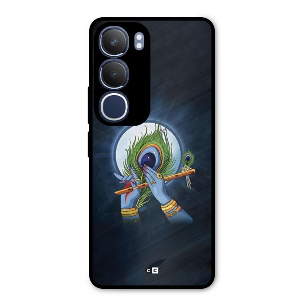 Lord Krishna Flute Metal Back Case for Vivo Y29