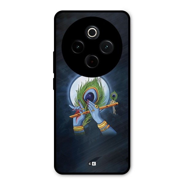 Lord Krishna Flute Metal Back Case for iQOO Z10
