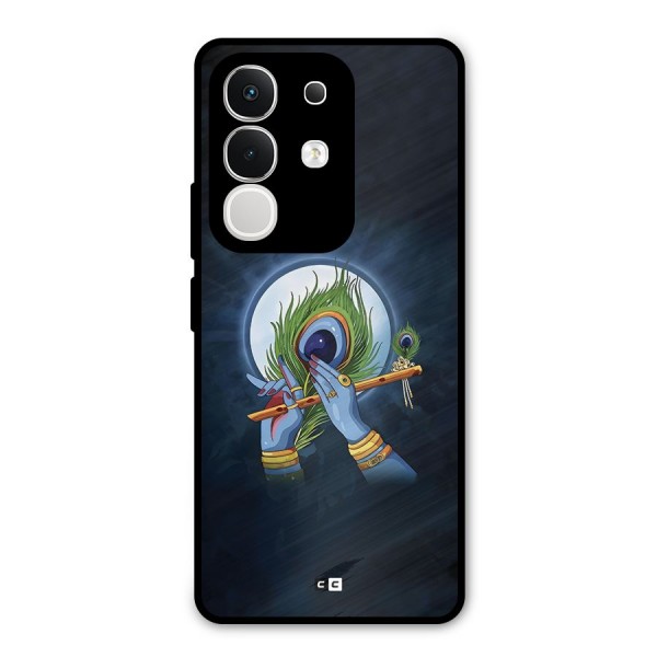 Lord Krishna Flute Metal Back Case for iQOO Z10x