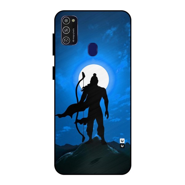 Lord Ram Illustration Metal Back Case for Galaxy M30s