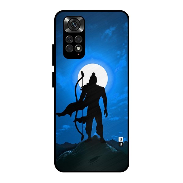Lord Ram Illustration Metal Back Case for Redmi Note 11 Pro Plus 5G