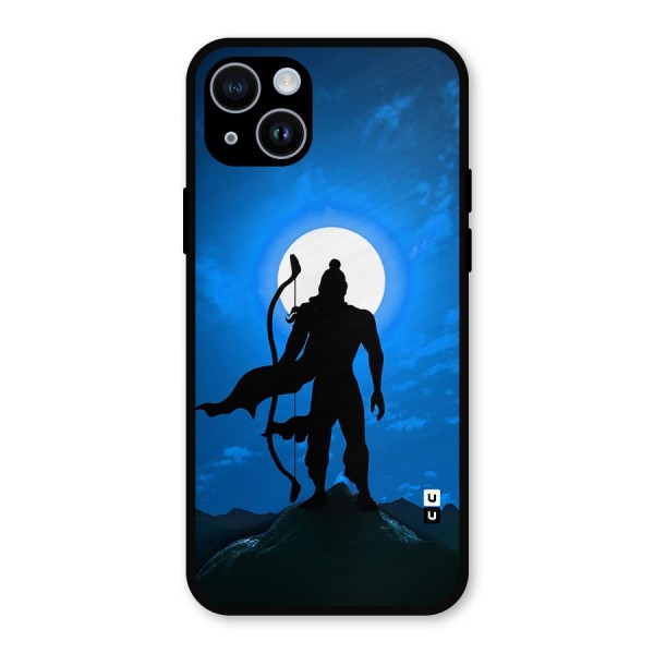 Lord Ram Illustration Metal Back Case for iPhone 14