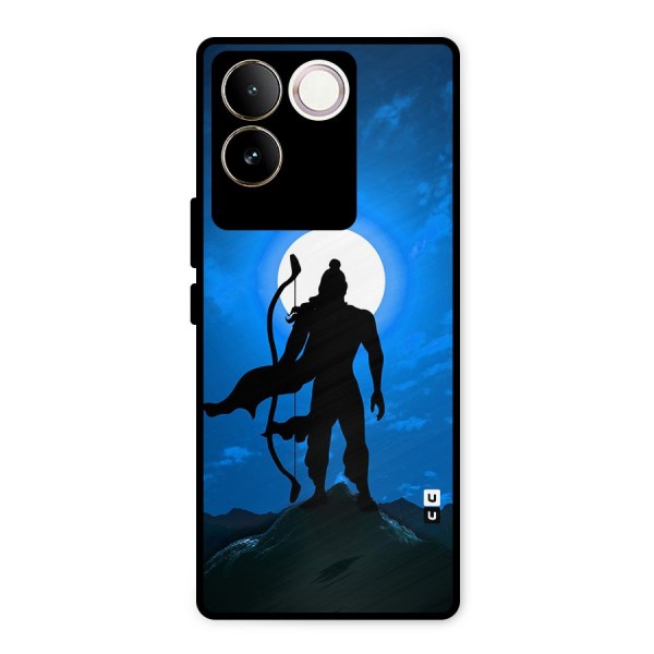 Lord Ram Illustration Metal Back Case for iQOO Z7 Pro