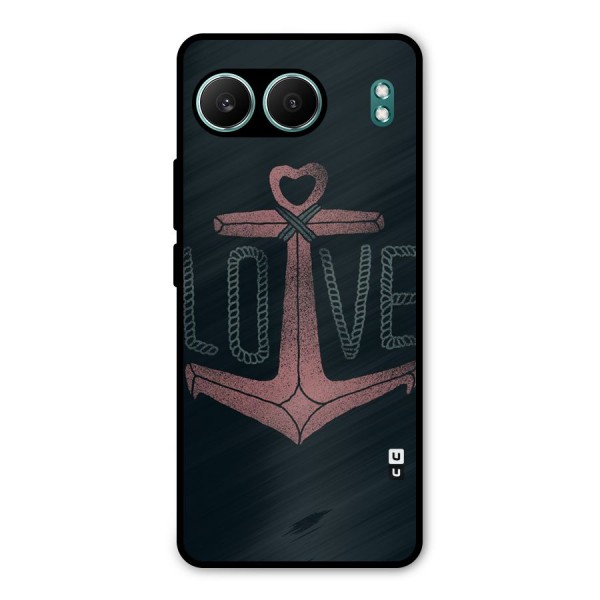 Love Anchor Form Metal Back Case for OnePlus Nord 4
