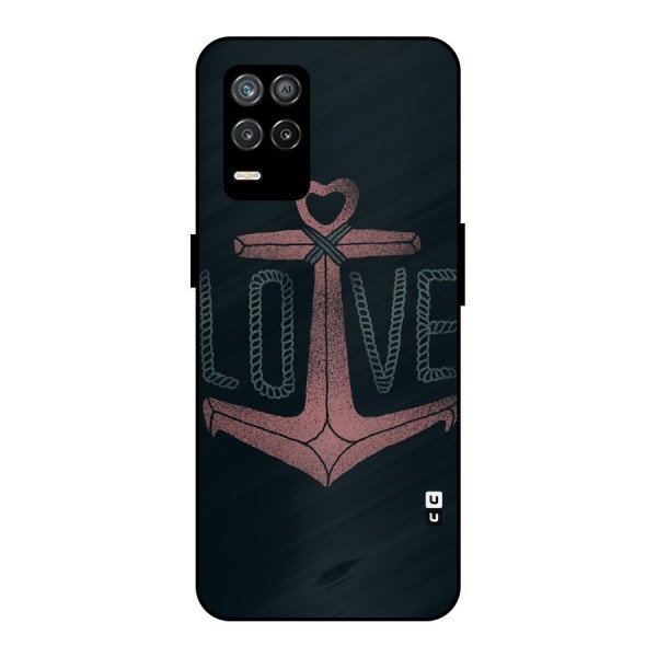 Love Anchor Form Metal Back Case for Realme 9 5G