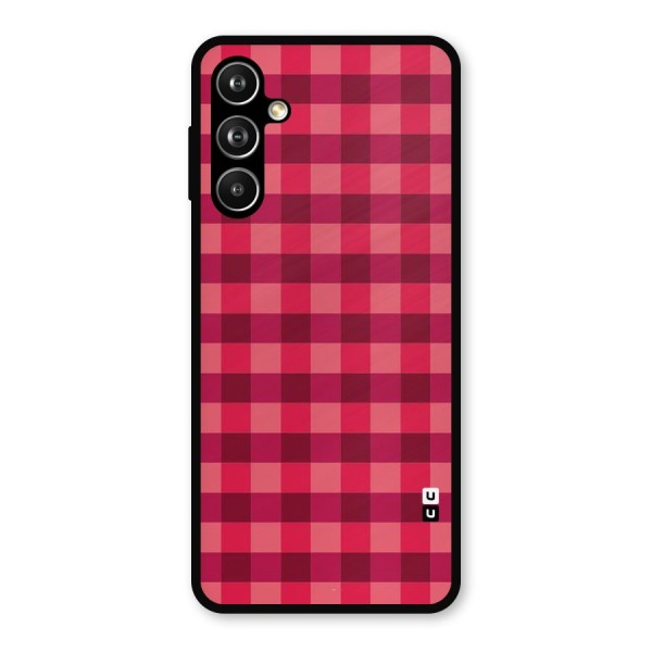 Love Checks Metal Back Case for Galaxy F54
