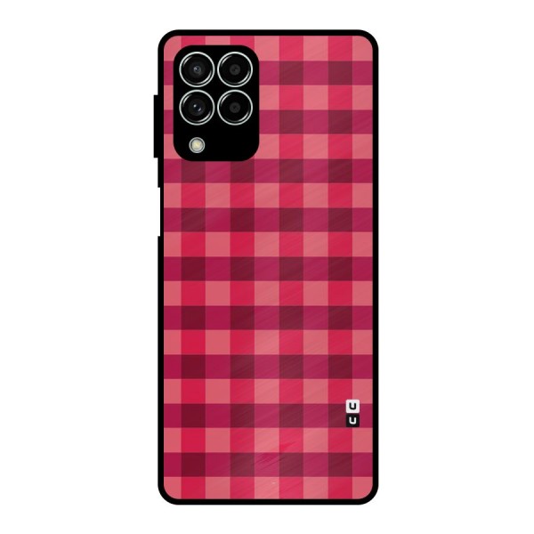 Love Checks Metal Back Case for Galaxy M33