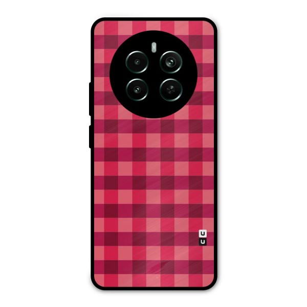 Love Checks Metal Back Case for Realme 12 Pro Plus