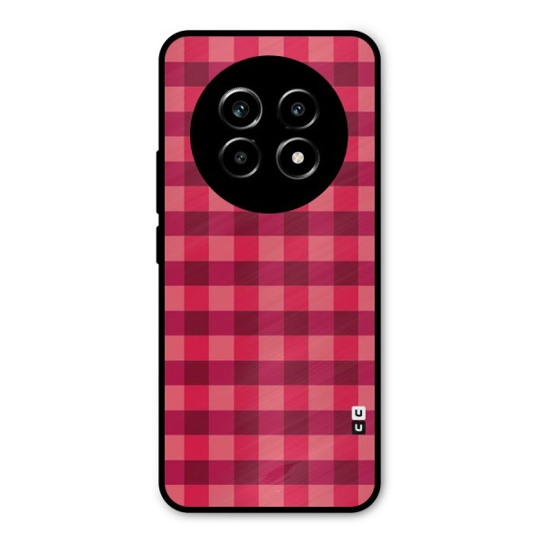 Love Checks Metal Back Case for Realme 13 Pro