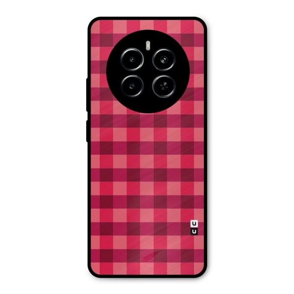 Love Checks Metal Back Case for Realme P1