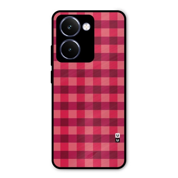 Love Checks Metal Back Case for Realme P3 Ultra