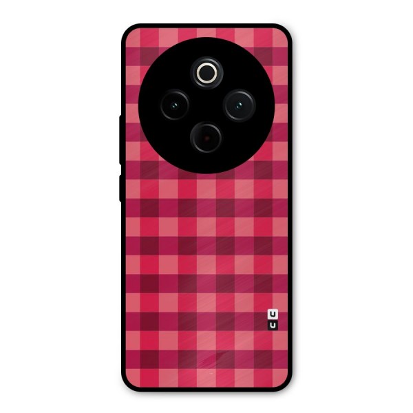 Love Checks Metal Back Case for iQOO Z10