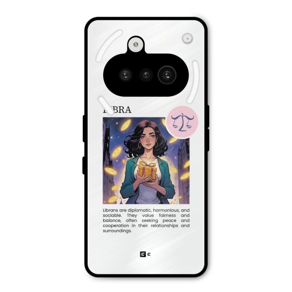 Love Libra Metal Back Case for Nothing Phone 3a