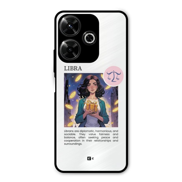 Love Libra Metal Back Case for Redmi 13 5G
