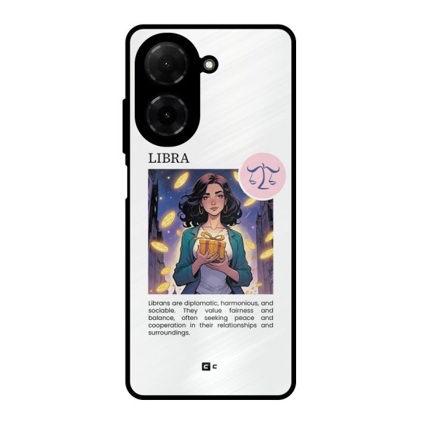 Love Libra Metal Back Case for Redmi A5 4G
