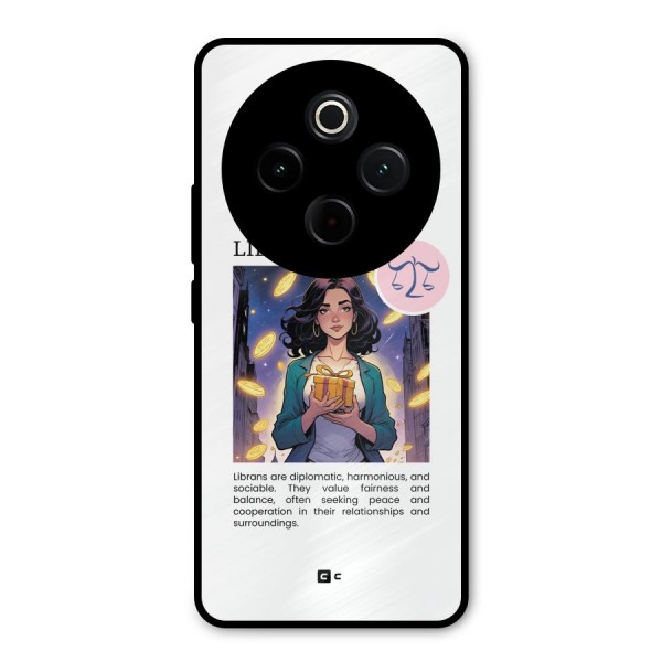 Love Libra Metal Back Case for Vivo T4