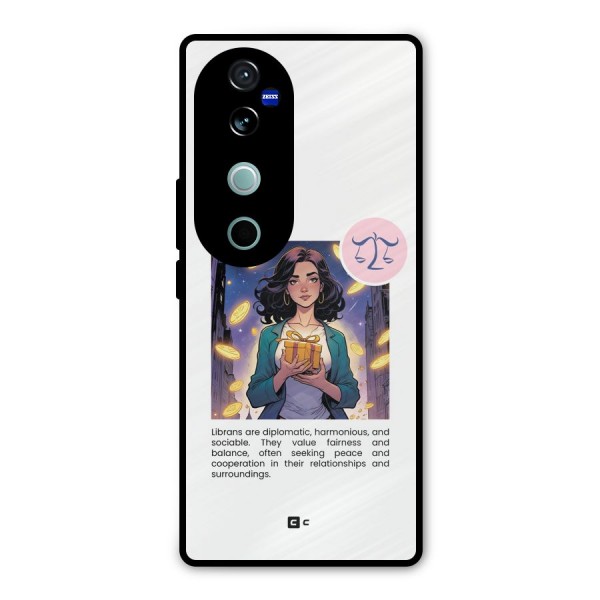 Love Libra Metal Back Case for Vivo V40 Pro