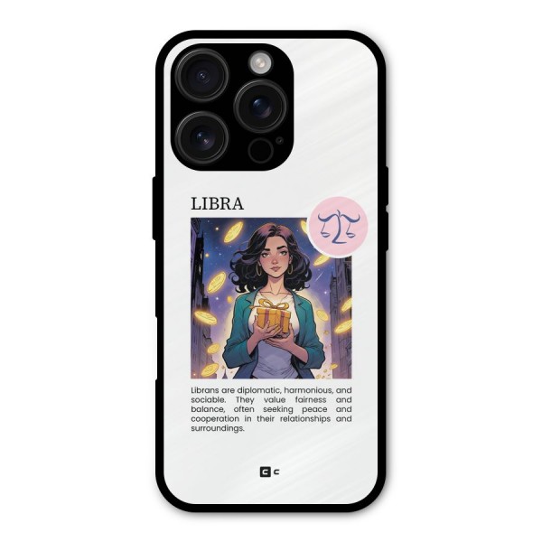 Love Libra Metal Back Case for iPhone 16 Pro