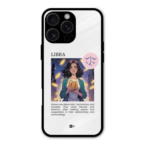 Love Libra Metal Back Case for iPhone 16 Pro Max