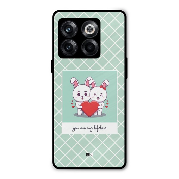 Love Lifeline Metal Back Case for OnePlus 10T