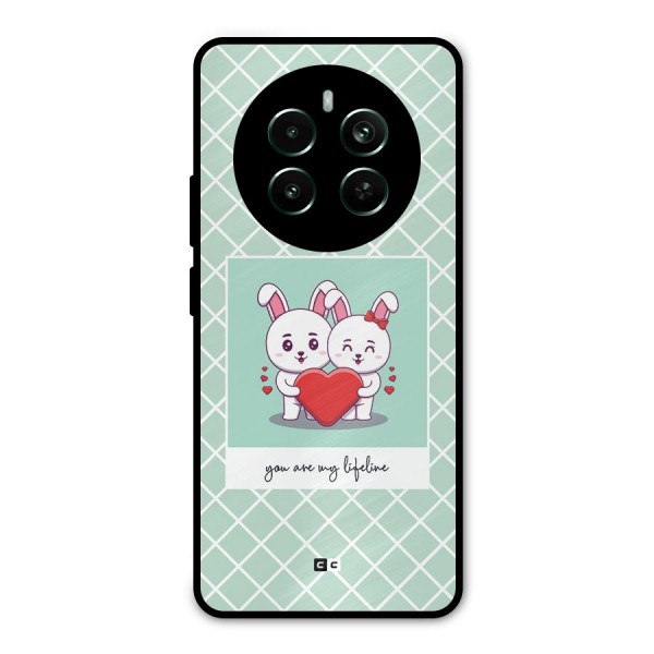 Love Lifeline Metal Back Case for Realme 12 Pro Plus